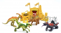 Primal Clash! Set van strijdende dinosauriërs 17 cm