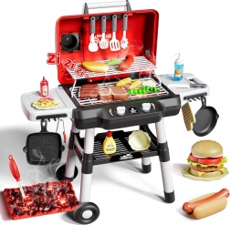 Kinderbarbecue Grill met LED lichten, 31-delige set Woopie