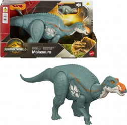 Dinosaurusfiguur Maiasaura JURASSIC WORLD Rebirth Wild Roar met geluid 31,5 cm