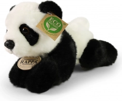 Pluche panda liggend 20 cm ECO‑FRIENDLY RAPPA