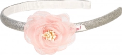 Haarband met tule roos
