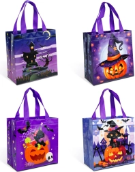Halloween tas met 4 motieven - 1 stuk