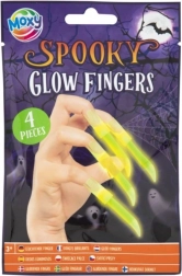 MOXY lichtgevende halloween-nagels 4 stuks