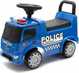 Kinderloopauto politie MERCEDES Baby Mix met geluiden – blauw