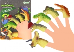 Rubberen Dinosaurussen voor op de Vinger - Sensorische Handpopjes