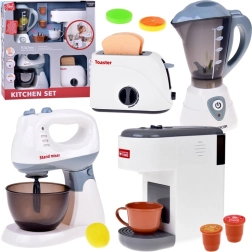 Grote set kinderkeukenapparaten met geluiden en lichtjes