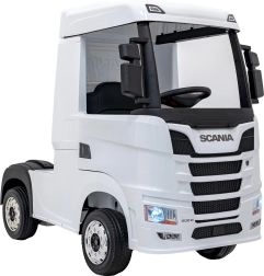 Kinderauto Scania R-SERIE op accu - Wit
