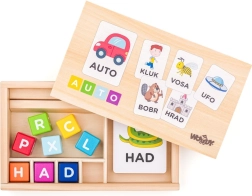 Woody stel woorden samen – educatief spel voor kinderen