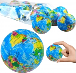 Anti-stressbal globe 6 cm