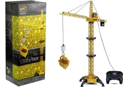 Op afstand bestuurbare R/C-kraan met giek van 128 cm