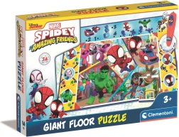 CLEMENTONI Vloerpuzzel met interactieve pen Spidey en zijn geweldige vrienden 24 stukjes