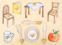 small foot houten puzzel alledaagse objecten