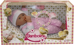 Baby Bambolina met geluiden en accessoires 36 cm