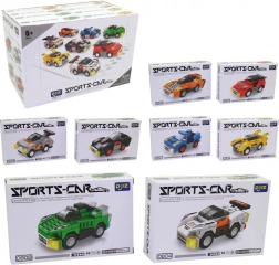 Sportauto met vrijlopende wielen - 16 stuks in displaybox