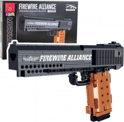 Bouwset pistool met schietfunctie 555 stukjes FIREWIRE ALLIANCE DESERT EAGLE