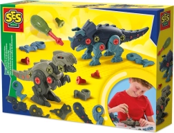 Bouwset dinosaurussen – bouw je eigen T‑rex en Triceratops