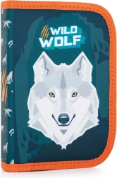 Etui 1 laags, 2 kleppen, leeg wolf