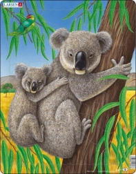 Larsen kinderpuzzel Koala’s 25 stukjes