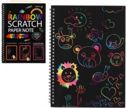 Regenboog krasnotitieboek voor kinderen 19 × 26 cm