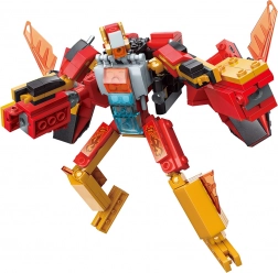 Qman ombouwbare robot en straaljager Flying Bombing Soldier