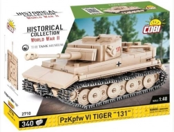 Bouwset tank PzKpfw VI TIGER 131 op schaal 1:48