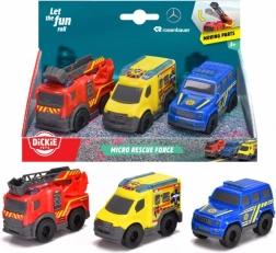 Reddingsvoertuig SOS Micro – mix van 3 soorten