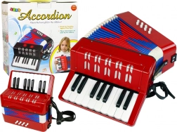 Kinderaccordeon – muziekinstrument – Rood