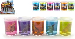 Slijm met dinosaurus 80 g - 1 stuk