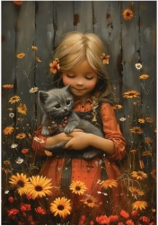 Puzzel Schattig Meisje XL 260 Stukken Anatolian