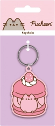 Pusheen sleutelhanger aardbei