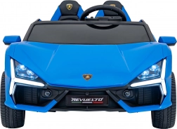 Elektrische kinderauto LAMBORGHINI Revuelto XL – blauw, 24 V, 2 zitplaatsen