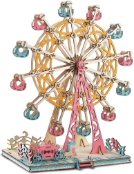 Houten 3D puzzel Pastelkleurig Reuzenrad