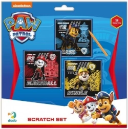 Scratch afbeelding Paw Patrol gekleurd