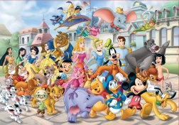 Puzzel Disney figurenoptocht 200 stukjes Educa