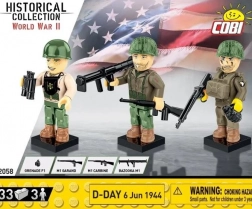 COBI HC WWII bouwset – D-Day 6 juni 1944 figuren