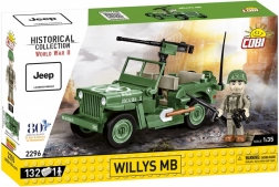 Bouwstenen Jeep Willys MB 132 stukjes