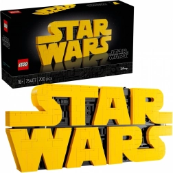 STAR WARS-logo van LEGO-stenen voor volwassenen