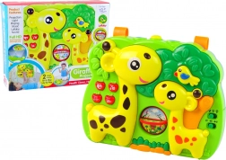 Projectorpaneel met giraf en geluid voor kinderen