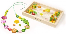 Groen kralen set Kwiatuszki