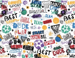 Tafelkleed voor beeldende vorming 65 × 50 cm Sport