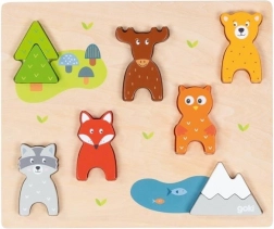 GOKI houten inlegpuzzel Dieren