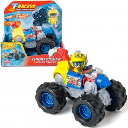 T-Racers Power Trucks Turbo Digger voertuig 2-in-1