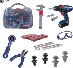 Kinderkoffertje met gereedschap met geluid en licht