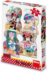 Puzzel Minnie en Daisy Zomer 4x54 stukjes