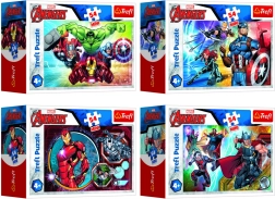 Minipuzzel Avengers 54 stukjes in doosje