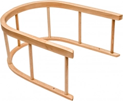 Rugleuning voor houten slee van beukenhout