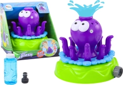 Tuinvernevelaar Octopus met fontein en bellen Blaas Paars
