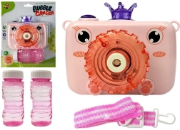 Roze bubbelcamera op batterijen voor kinderen