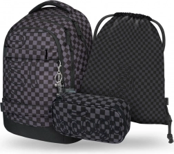 Set schoolbenodigdheden BAAGL Skate Max grijs: rugzak, etui en zak