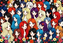 Alipson puzzel Dames uit de geheime tuin 1000 stukjes